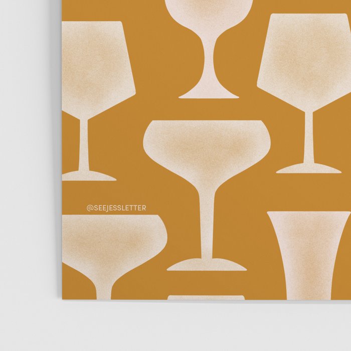 Cocktail Glasses - Amalfi Coast Cocktails Poster Gallery Image 3