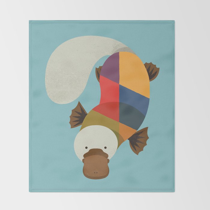 Platypus Throw Blanket Gallery Image 2