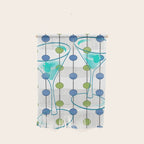 Mid-Century Modern Atomic Art Cocktails 1.0 Wall Hanging Gallery Image 1