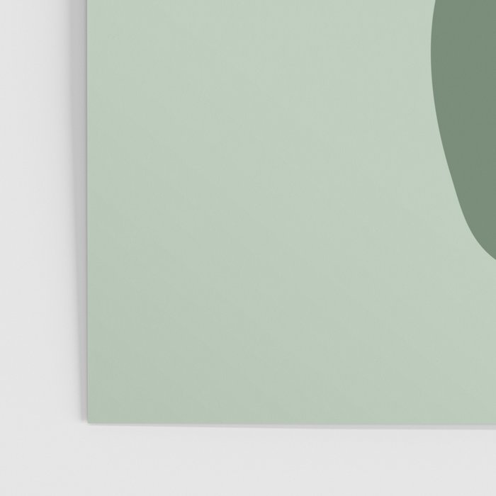 Daisies in Vase (sage green) Poster Gallery Image 3