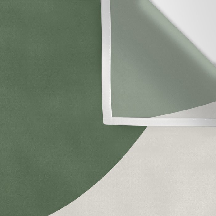 Bold Geometric Shapes Maximalism XIII Green Wall Tapestry Gallery Image 3