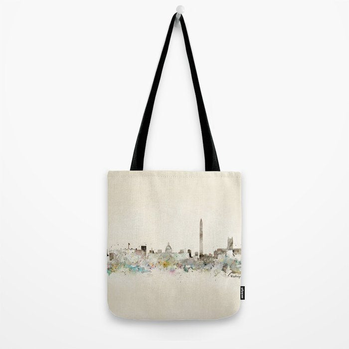 washington dc skyline Tote Bag Gallery Image 2