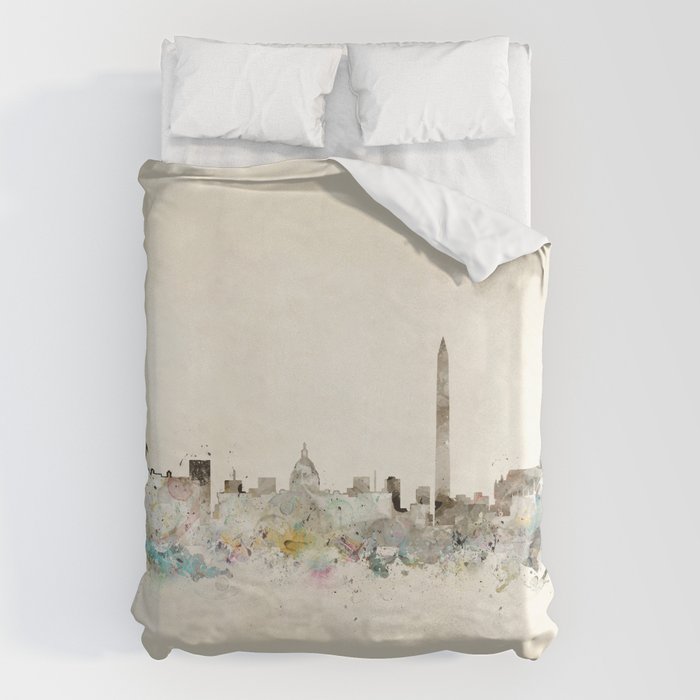 washington dc skyline Duvet Cover Gallery Image 6