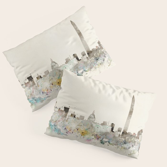 washington dc skyline Pillow Sham Gallery Image 3