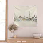 washington dc skyline Wall Tapestry Gallery Image 2