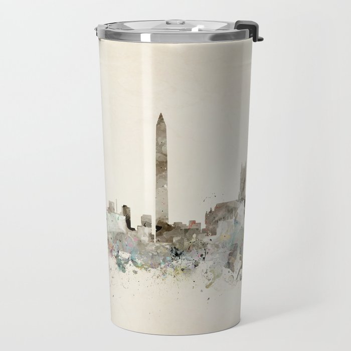 washington dc skyline Travel Mug Gallery Image 2