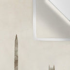 washington dc skyline Wall Tapestry Gallery Image 3