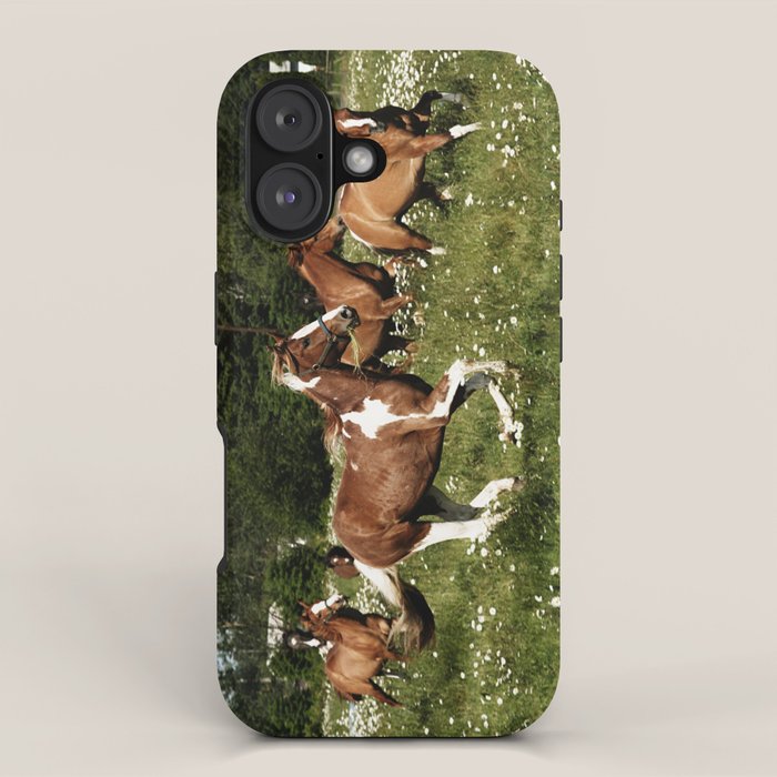 Spring Horse Run iPhone Case Gallery Image 1