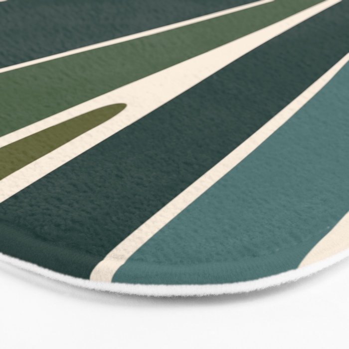 Evolve - Modern Abstract Print Bath Mat Gallery Image 3