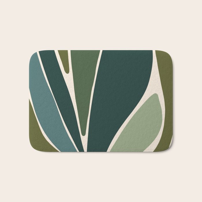 Evolve - Modern Abstract Print Bath Mat Gallery Image 1