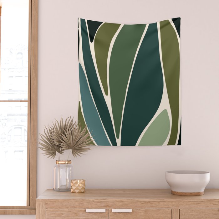Evolve - Modern Abstract Print Wall Tapestry Gallery Image 2