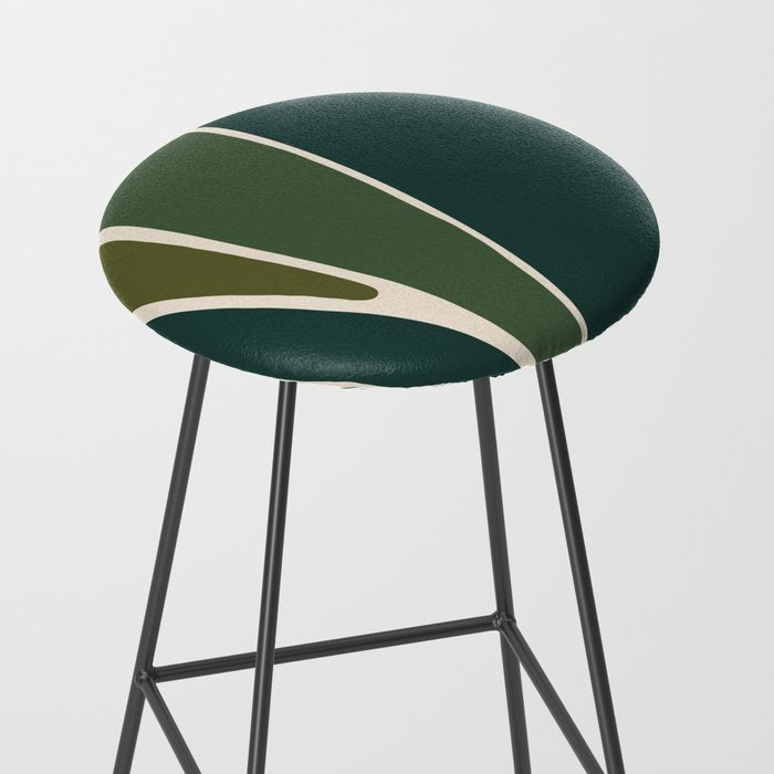 Evolve - Modern Abstract Print Stool Gallery Image 2