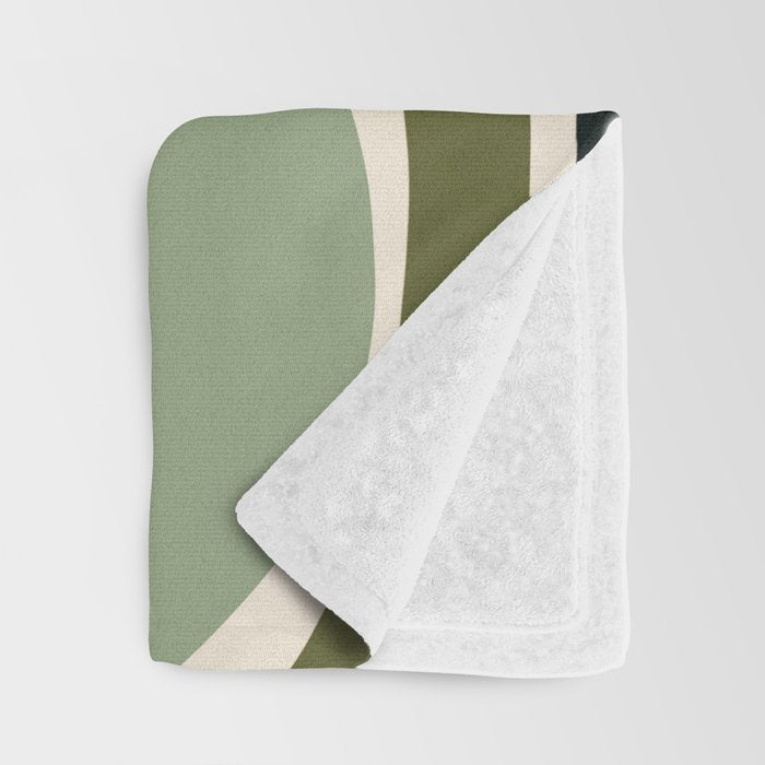 Evolve - Modern Abstract Print Throw Blanket Gallery Image 3