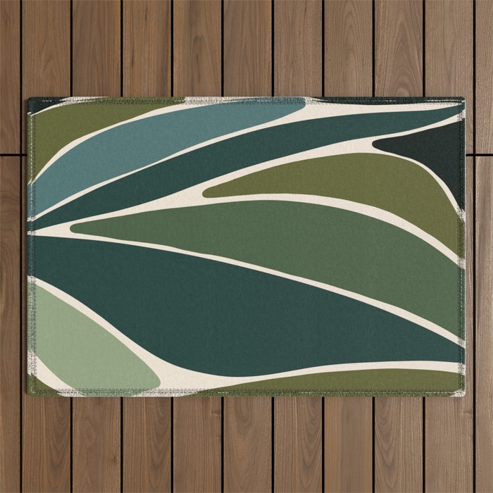Evolve - Modern Abstract Print Outdoor Rug Gallery Image 1