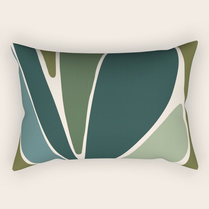 Evolve - Modern Abstract Print Rectangular Pillow Gallery Image 1