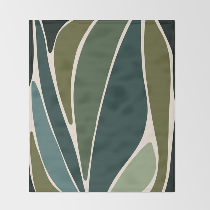 Evolve - Modern Abstract Print Throw Blanket Gallery Image 2