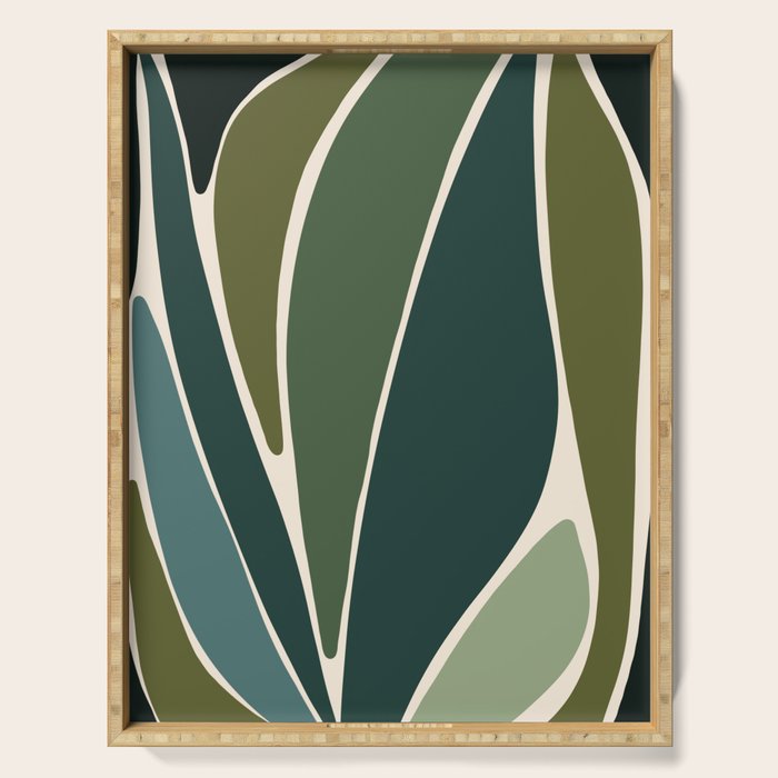 Evolve - Modern Abstract Print Serving Tray Gallery Image 1