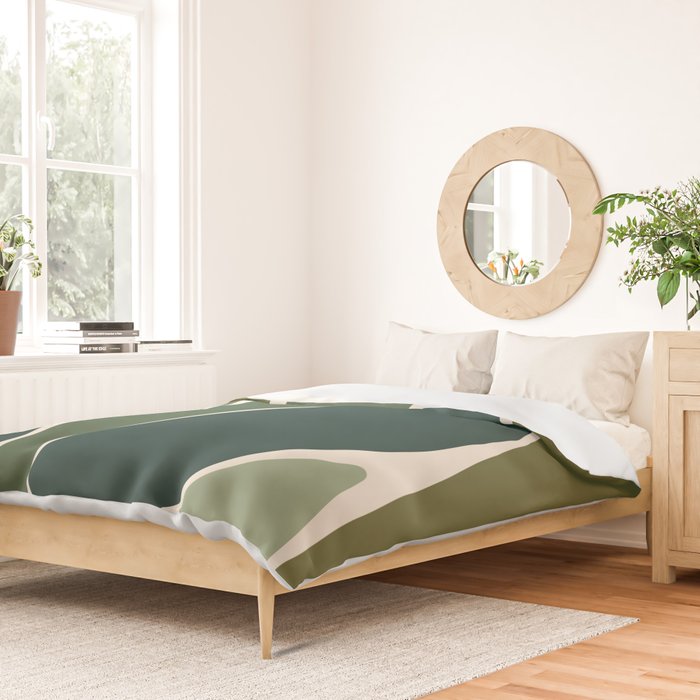 Evolve - Modern Abstract Print Duvet Cover Gallery Image 2