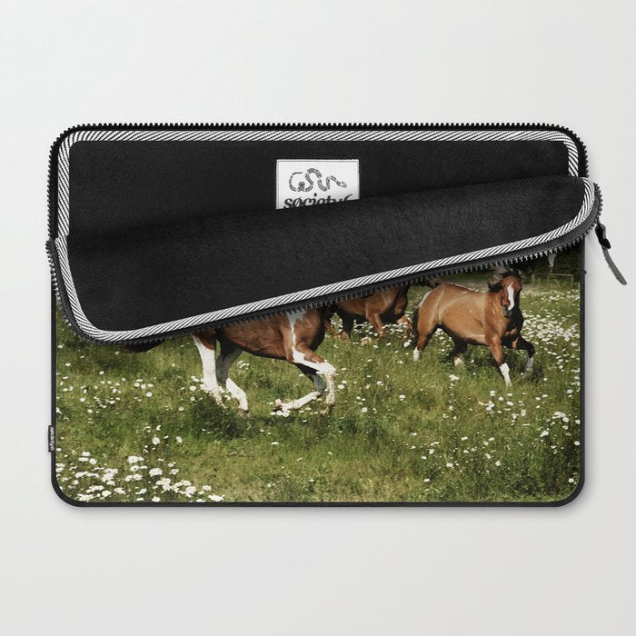 Spring Horse Run Laptop Sleeve Gallery Image 2