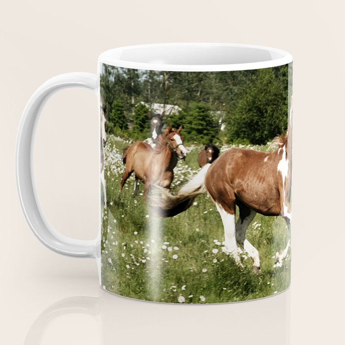 Spring Horse Run Coffee Mug Gallery Image 3