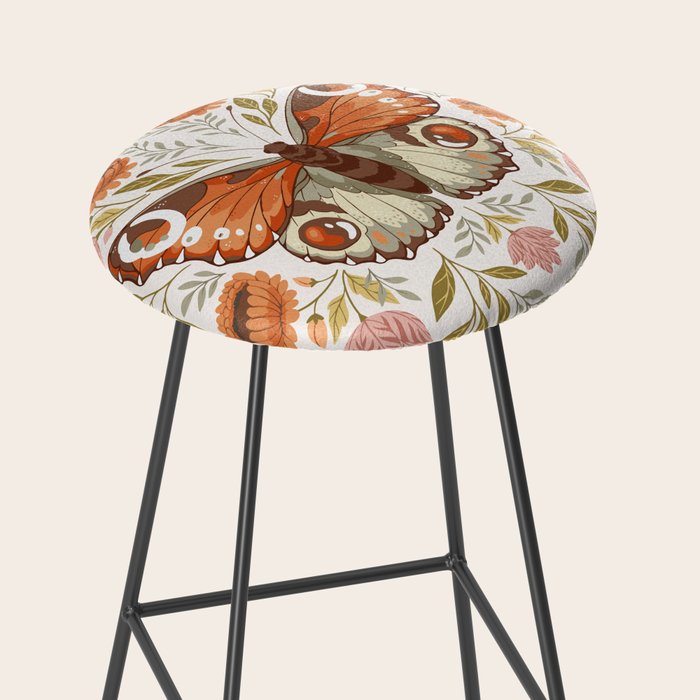 William Morris Inspired Butterfly Stool Gallery Image 2