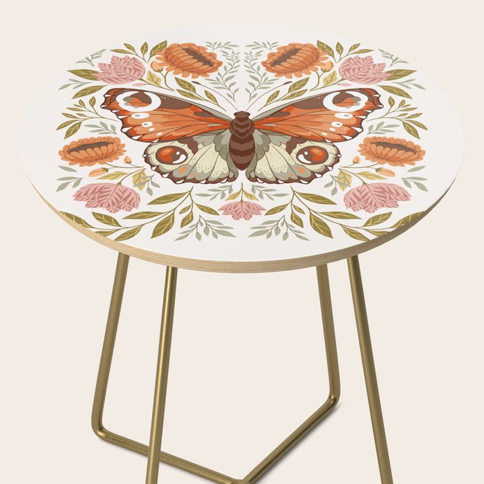 William Morris Inspired Butterfly Side Table Gallery Image 2