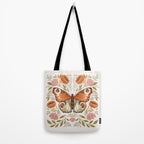 William Morris Inspired Butterfly Tote Bag Gallery Image 2