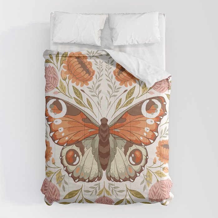William Morris Inspired Butterfly Comforter Gallery Image 6