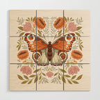 William Morris Inspired Butterfly Wood Wall Art Gallery Image 1