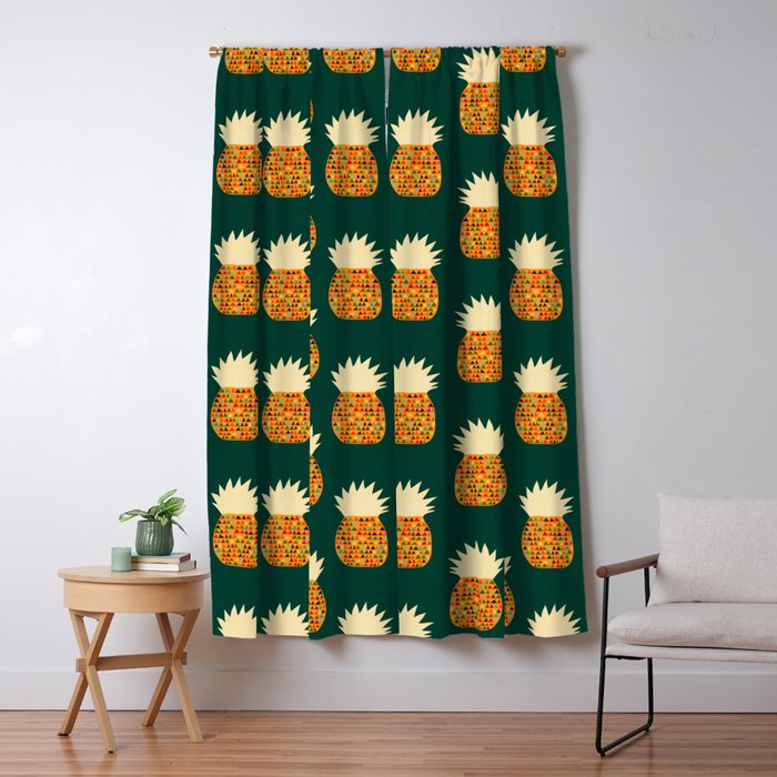 Pineapple Window Curtain Gallery Image 5