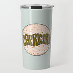 Capricorn Disco Ball Travel Mug Gallery Image 1