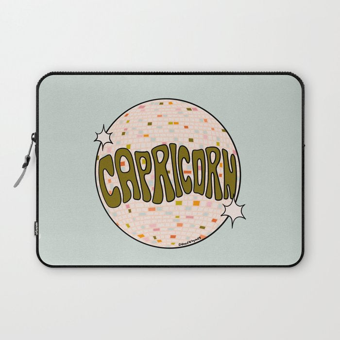 Capricorn Disco Ball Laptop Sleeve Gallery Image 1