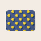 BALLS Tennis - hard court - pattern Bath Mat Gallery Image 1