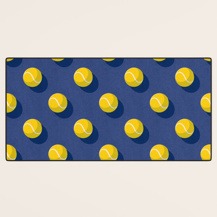 BALLS Tennis - hard court - pattern Desk Mat Gallery Image 3