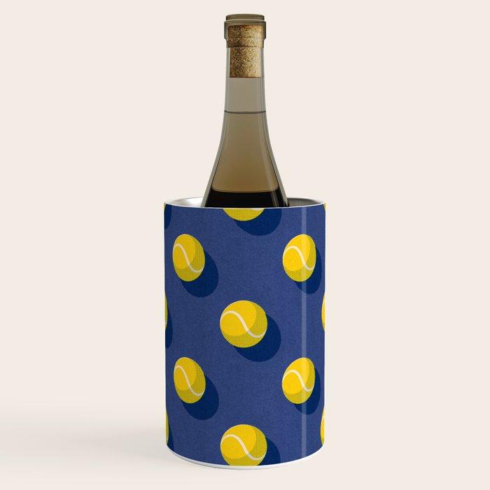 BALLS Tennis - hard court - pattern Wine Chiller Gallery Image 1