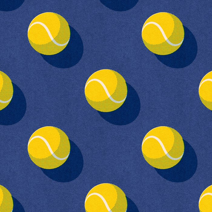 BALLS Tennis - hard court - pattern Coffee Mug Gallery Image 2