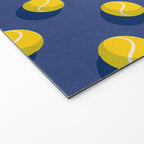 BALLS Tennis - hard court - pattern Welcome Mat Gallery Image 2