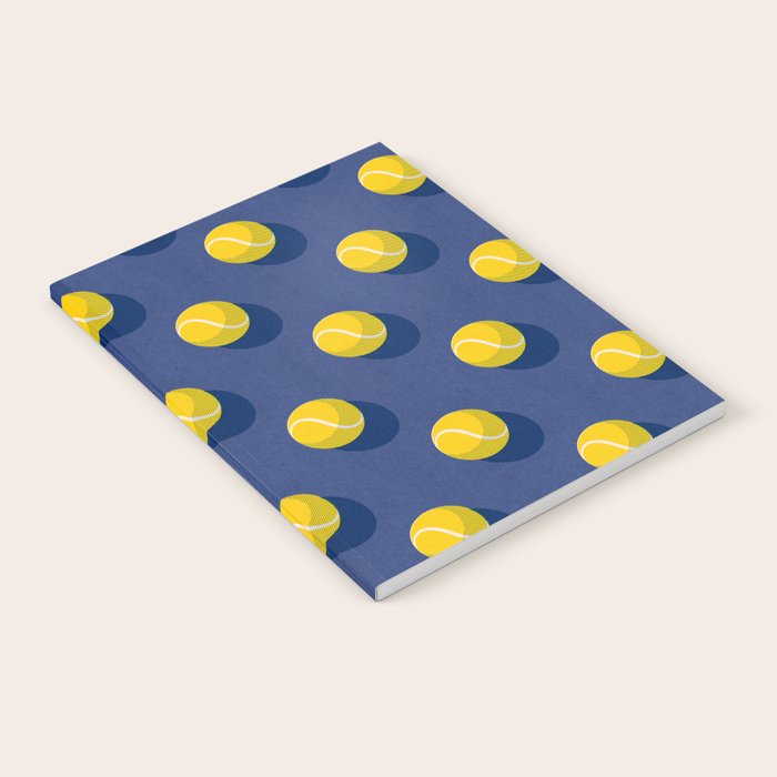 BALLS Tennis - hard court - pattern Notebook Gallery Image 2
