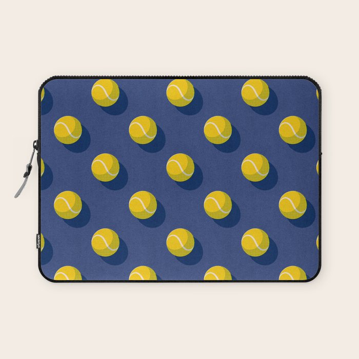 BALLS Tennis - hard court - pattern Laptop Sleeve Gallery Image 1