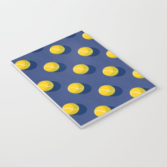 BALLS Tennis - hard court - pattern Notebook Gallery Image 3