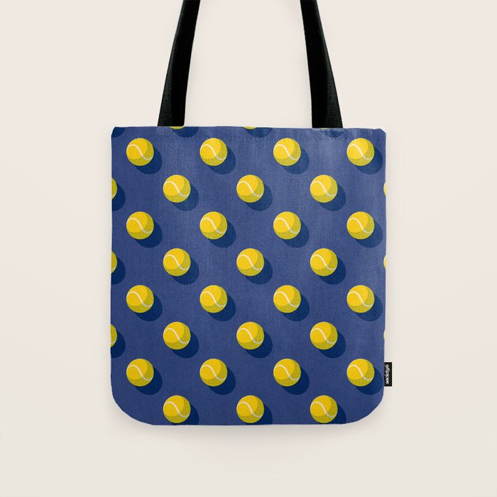 BALLS Tennis - hard court - pattern Tote Bag Gallery Image 1