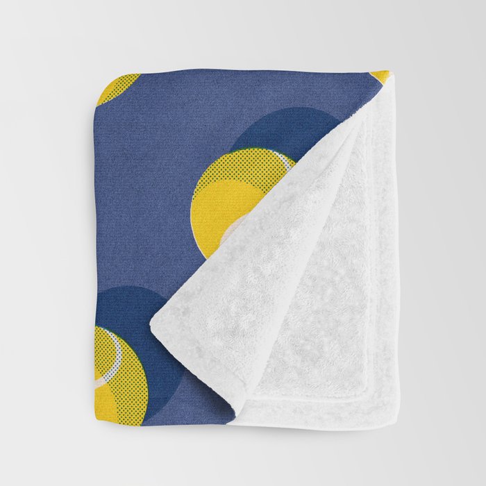 BALLS Tennis - hard court - pattern Throw Blanket Gallery Image 3