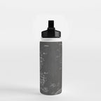 Football Helmet Patent - Football Art - Black Chalkboard Water Bottle Gallery Image 2
