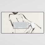 nude woman Desk Mat Gallery Image 1