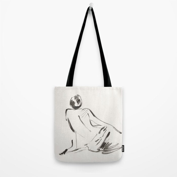 nude woman Tote Bag Gallery Image 2