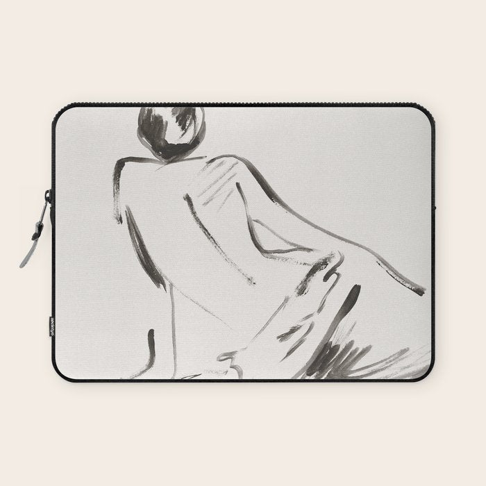 nude woman Laptop Sleeve Gallery Image 1