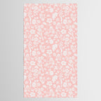 Vintage Style Chintz Florals On Soft Pink Tablecloth Gallery Image 2