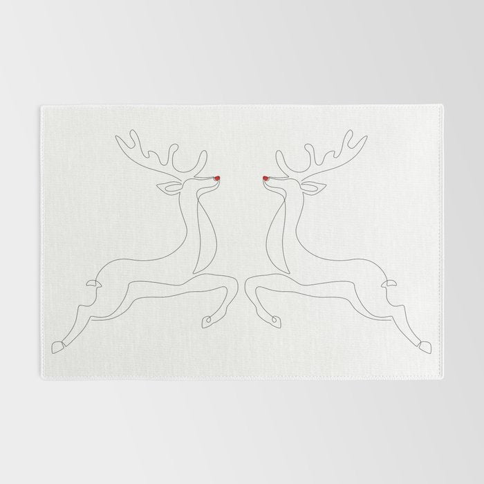 Red Nose Reindeer Rug Gallery Image 2