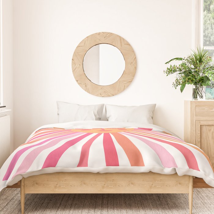 Sunshine - Pink Duvet Cover Gallery Image 3