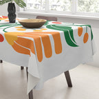 Cinnabar & Supernova: Les Fleurs | Flower Market 03 Tablecloth Gallery Image 3